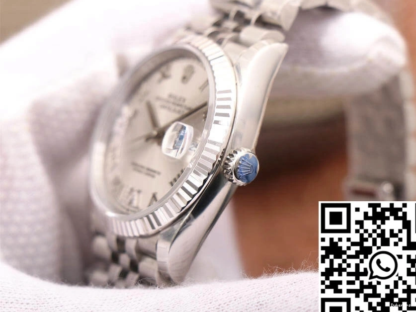 EW Silver M126234-0029 Dial Rolex Factory Diamond Datejust 1223